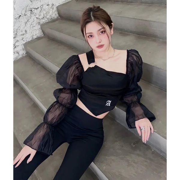 women's blouses & shirts black gothic blouse women 2021 vintage off shoulder mujer long sleeve ladies hollow xl fashion flower, White
women's blouses & shirts black gothic blouse women 2021 vintage off shoulder mujer long sleeve ladies hollow xl fashion flower, White