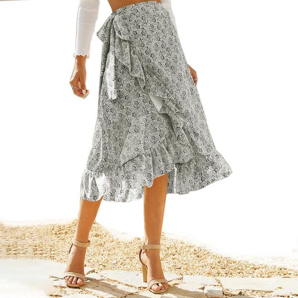 skirts 2021 printed summer skirt women's bohemian high waist floral wrap beach ladies bandage split irregular party, Black
skirts 2021 printed summer skirt women's bohemian high waist floral wrap beach ladies bandage split irregular party, Black