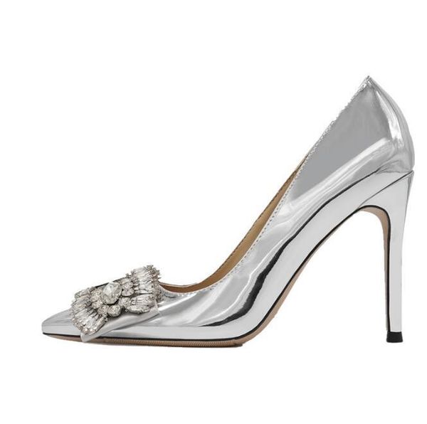 dress shoes moraima snc silver patent leather woman high heel pointed toe crystal party wedding heels slip on stiletto, Black
dress shoes moraima snc silver patent leather woman high heel pointed toe crystal party wedding heels slip on stiletto, Black
