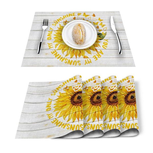 table runner sunflower butterfly wood board placemat for dining non-slip and heat-insulating mat decoration
table runner sunflower butterfly wood board placemat for dining non-slip and heat-insulating mat decoration