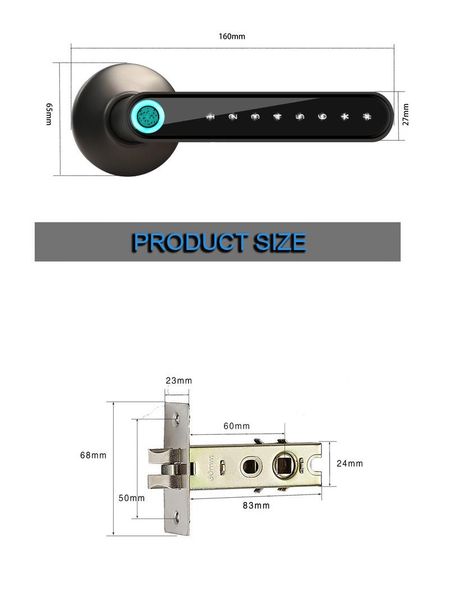 fingerprint smart door lock withlock app bluetooth password handle unlock keyless entry
fingerprint smart door lock withlock app bluetooth password handle unlock keyless entry