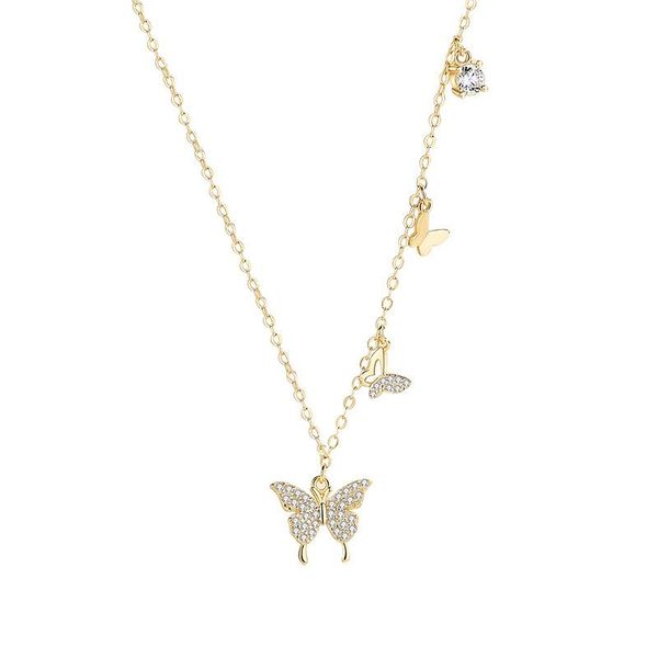 chains s925 sterling silver plated 14k gold butterfly necklace female simple temperament clavicle chain girlfriend money ornament
chains s925 sterling silver plated 14k gold butterfly necklace female simple temperament clavicle chain girlfriend money ornament