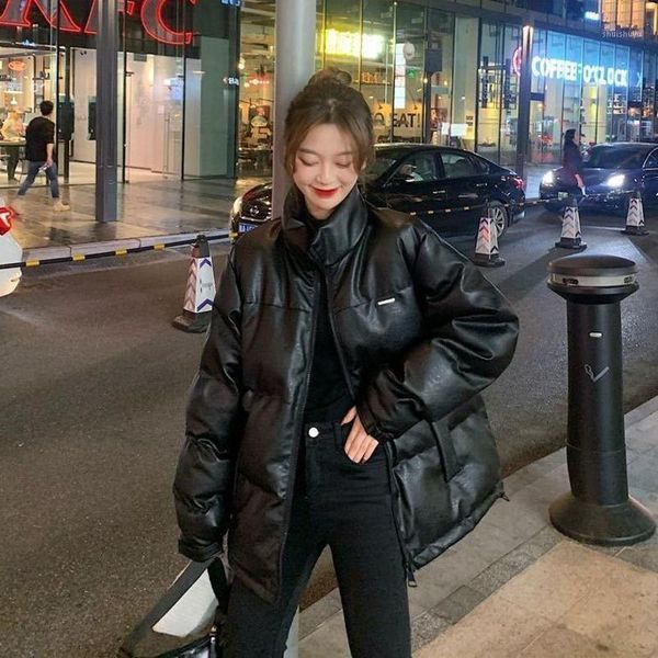 women's down & parkas winter pu leather bomber jacket women's korean style ins fashion harajuku oversized black long-sleeved stand
women's down & parkas winter pu leather bomber jacket women's korean style ins fashion harajuku oversized black long-sleeved stand