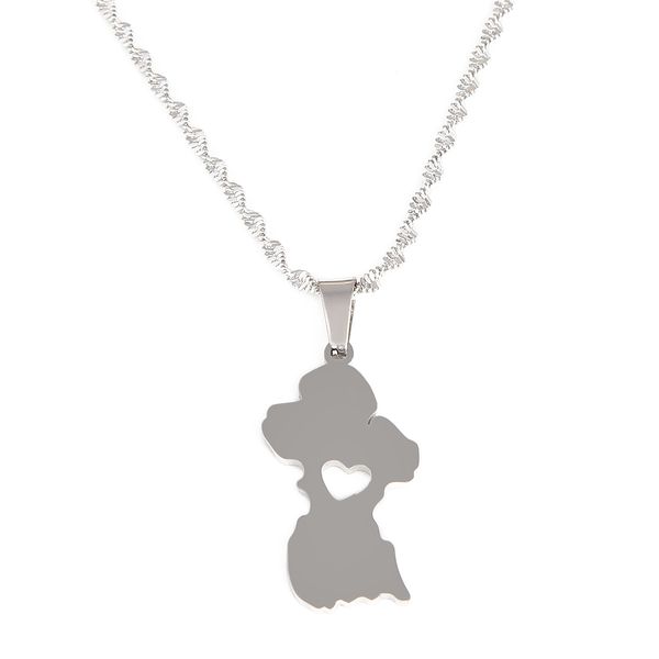 stainless steel guyana map pendant necklace gold color republic of guyana trendy heart jewelry, Silver
stainless steel guyana map pendant necklace gold color republic of guyana trendy heart jewelry, Silver