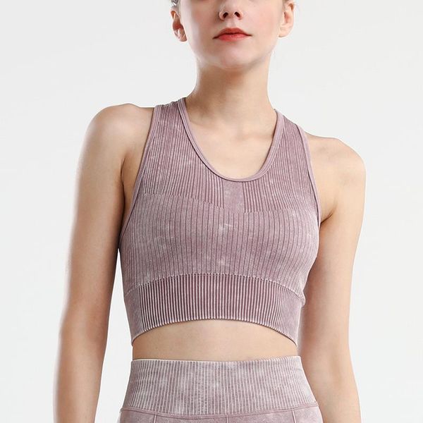 seamless sports bra high elastic jacquard printed washed sleeveless midriff-baring vest tight exercise yoga clothes women outfit
seamless sports bra high elastic jacquard printed washed sleeveless midriff-baring vest tight exercise yoga clothes women outfit