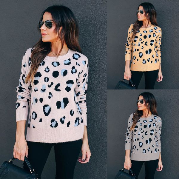 autumn and winter 2021 new leopard print personalized fashion slim bottomed sweater, White
autumn and winter 2021 new leopard print personalized fashion slim bottomed sweater, White