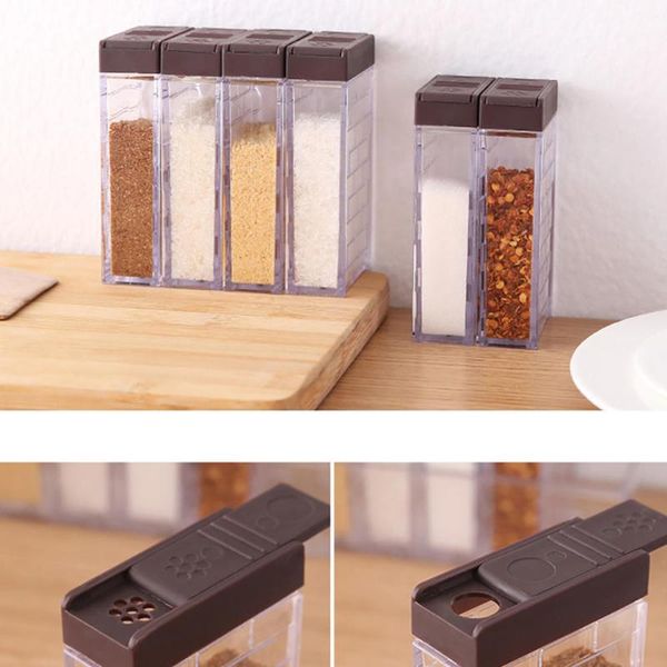 storage bottles & jars 6pcs/set spice seasoning box pp salt pepper for kitchen organizer home organization
storage bottles & jars 6pcs/set spice seasoning box pp salt pepper for kitchen organizer home organization
