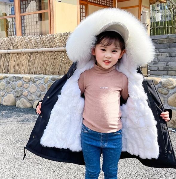 down coat fashion girl clothing kids clothes thick parka fur hooded snowsuit outerwear, Blue;gray
down coat fashion girl clothing kids clothes thick parka fur hooded snowsuit outerwear, Blue;gray
