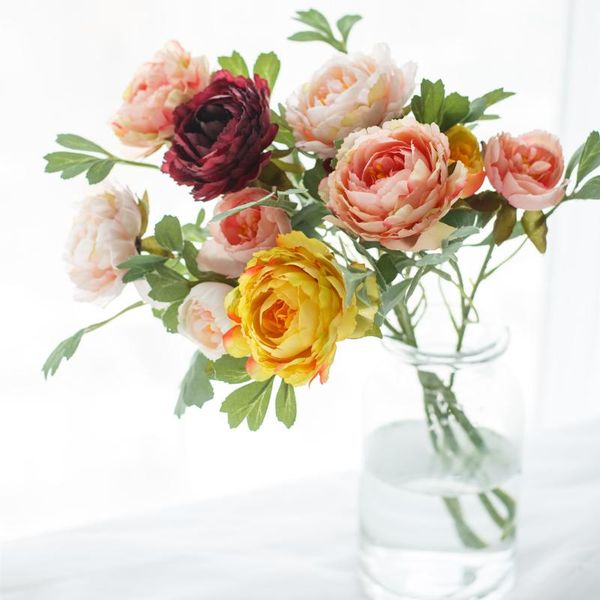 artificial rose flowers fashion beautiful peony wedding decoration silk bouquet white red fake decorative & wreaths
artificial rose flowers fashion beautiful peony wedding decoration silk bouquet white red fake decorative & wreaths