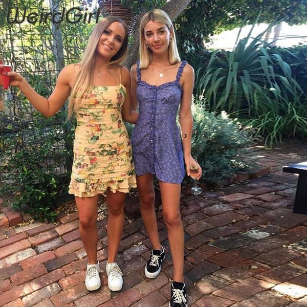 casual dresses women summer fit and flare flower print button halter sleeveless bodycon fashion mini lady 5ezw, Black;gray
casual dresses women summer fit and flare flower print button halter sleeveless bodycon fashion mini lady 5ezw, Black;gray