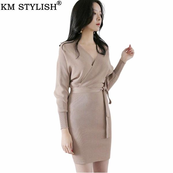 casual dresses autumn and winter party knit dress 2021 v-neck bag hip kniting long sleeve khaki vestidos de festa, Black;gray
casual dresses autumn and winter party knit dress 2021 v-neck bag hip kniting long sleeve khaki vestidos de festa, Black;gray