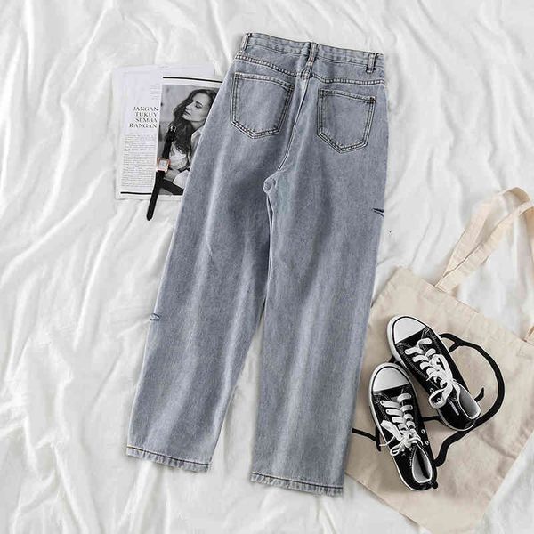 harem high waist women vintage boyfriend loose straight ripped jeans femme plus size denim pants mom, Blue
harem high waist women vintage boyfriend loose straight ripped jeans femme plus size denim pants mom, Blue