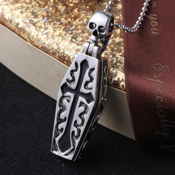 pendant necklaces grim reaper jewelry coffin locket necklace can be open metal engraved skull men 2021 halloween gift, Silver
pendant necklaces grim reaper jewelry coffin locket necklace can be open metal engraved skull men 2021 halloween gift, Silver
