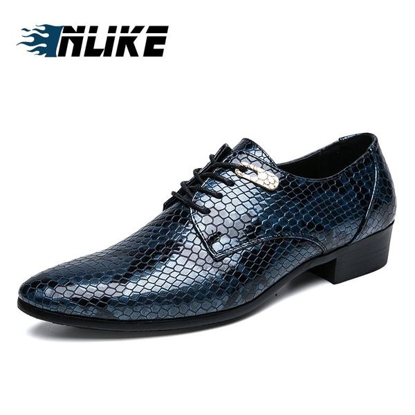 dress shoes inlike men big size luxury patent leather oxford mens italy blue derby formal male flats, Black
dress shoes inlike men big size luxury patent leather oxford mens italy blue derby formal male flats, Black