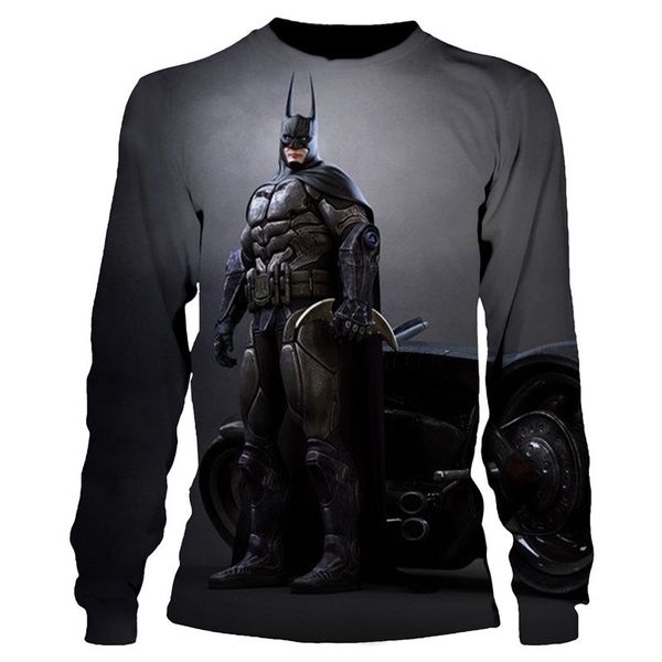 mens sweater 2021 new men's spring and autumn batman 3d digital printing personalized fashion round neck sweater, Black
mens sweater 2021 new men's spring and autumn batman 3d digital printing personalized fashion round neck sweater, Black
