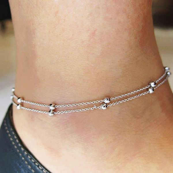 anklets summer beach double layer bead chain anklet women sandal barefoot ankle bracelet, Red;blue
anklets summer beach double layer bead chain anklet women sandal barefoot ankle bracelet, Red;blue