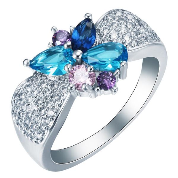 wedding rings butterfly ring jewelry beautiful shiny blue purple pink white zircon engagement for women luxury party gift, Slivery;golden
wedding rings butterfly ring jewelry beautiful shiny blue purple pink white zircon engagement for women luxury party gift, Slivery;golden
