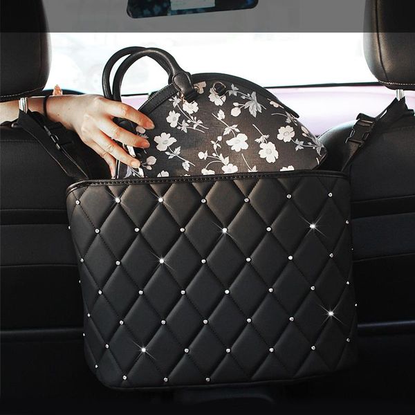 car organizer diamond rhinestone storage bag hanging automobile seat back holder styling stowing tidying interior accessorie
car organizer diamond rhinestone storage bag hanging automobile seat back holder styling stowing tidying interior accessorie