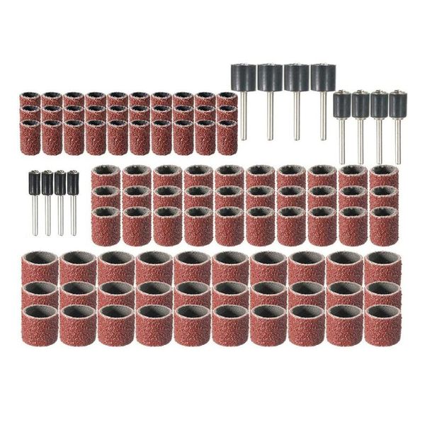 sanders 102pcs 120 grain sandpaper chuck sleeve drum grit buffer mandrel kit for dremel rotary tools sander polishing pad
sanders 102pcs 120 grain sandpaper chuck sleeve drum grit buffer mandrel kit for dremel rotary tools sander polishing pad