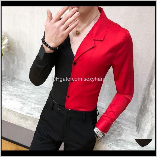 mens fashion patchwork color shirt men spring long sleeve casual shirts slim fit night club partyprom tuxedo dress 3xlm1 ofue8 gsh0q, White;black
mens fashion patchwork color shirt men spring long sleeve casual shirts slim fit night club partyprom tuxedo dress 3xlm1 ofue8 gsh0q, White;black