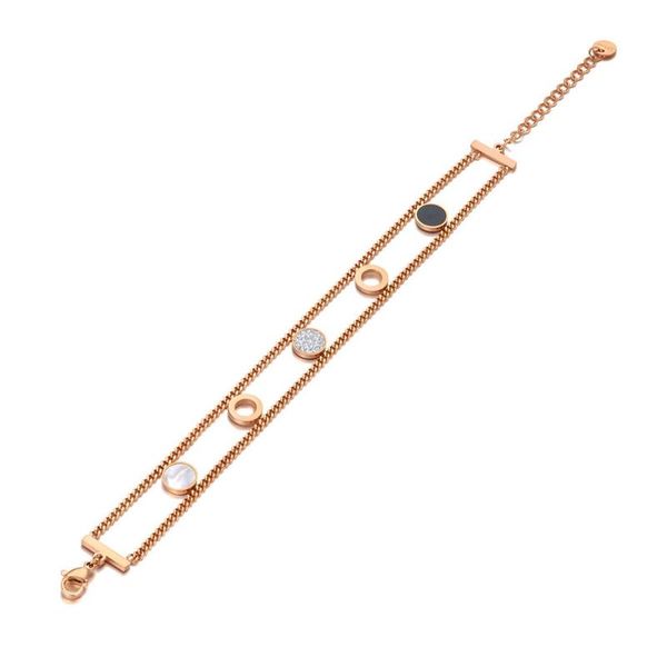charm bracelets titanium stainless steel double layer chain link bracelet for women bohemia 5pcs cz crystal wafer jewelry b21016, Golden;silver
charm bracelets titanium stainless steel double layer chain link bracelet for women bohemia 5pcs cz crystal wafer jewelry b21016, Golden;silver