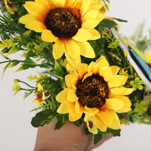 artificial simulation bee sunflower wreath garland handmade hanging garden countryside front outdoor door ornament decor decorative flowers
artificial simulation bee sunflower wreath garland handmade hanging garden countryside front outdoor door ornament decor decorative flowers