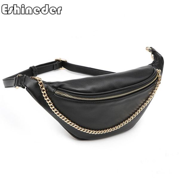 waist bags 2021 women packs fashion black fanny pu leather bag with chain large multinational ladies chest
waist bags 2021 women packs fashion black fanny pu leather bag with chain large multinational ladies chest