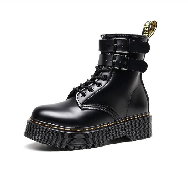 women's high-side zipper locomotive boots trifle thick-soled heightened tooling, Black
women's high-side zipper locomotive boots trifle thick-soled heightened tooling, Black