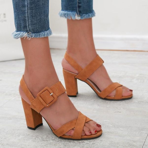 ins all-match large size high heel sandals women european and american trend fish mouth thick fashion, Black
ins all-match large size high heel sandals women european and american trend fish mouth thick fashion, Black