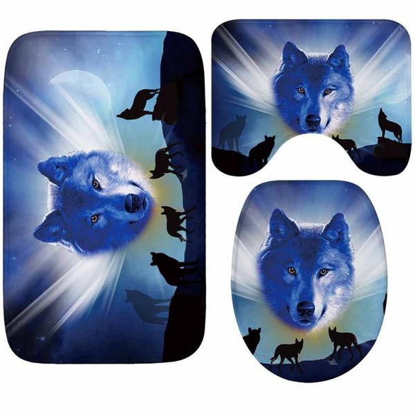bath mats flannel rug non slip mat bathroom carpet 3pcs/set wolf series and toilet cover sleeves absorbent
bath mats flannel rug non slip mat bathroom carpet 3pcs/set wolf series and toilet cover sleeves absorbent