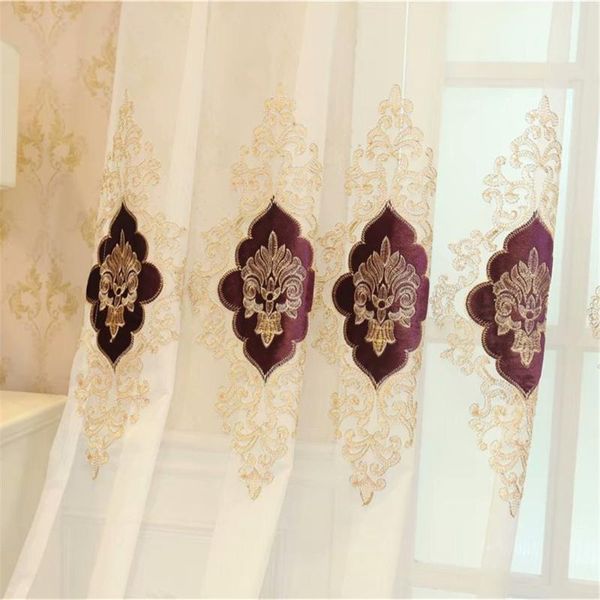 curtain & drapes european luxury white embroidered tulle voile curtains for living room window bedroom balcony sheer
curtain & drapes european luxury white embroidered tulle voile curtains for living room window bedroom balcony sheer