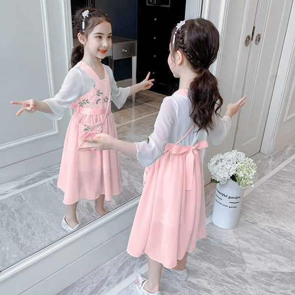 dress girls vintage summer 2021 new child embroidery net yarn short sleeve dress elegant princess party dress baby girl clothes, Red;yellow
dress girls vintage summer 2021 new child embroidery net yarn short sleeve dress elegant princess party dress baby girl clothes, Red;yellow