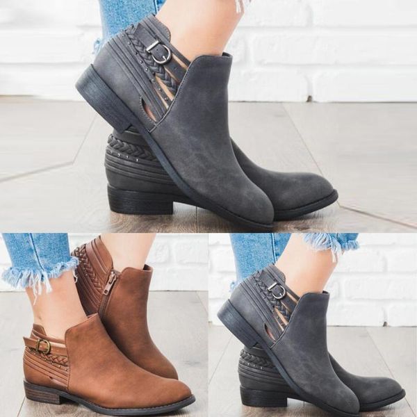 boots women ladies fashion retro comfortable low-heele zipper non-slip roman short boot female shoes plus size c850#, Black
boots women ladies fashion retro comfortable low-heele zipper non-slip roman short boot female shoes plus size c850#, Black
