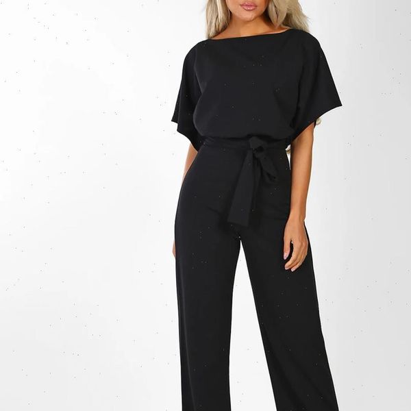 overalls short sleeve playsuit womens romper clubwear wide leg trousers with belt outfit, Black;white
overalls short sleeve playsuit womens romper clubwear wide leg trousers with belt outfit, Black;white