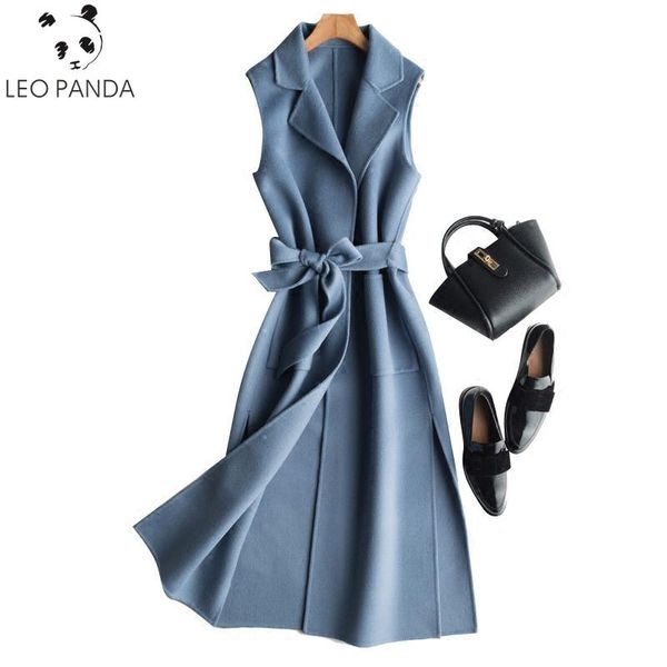 women's vests 2021 spring autumn double faced wool vest women sleeveless adjustable waist warm coats female real leather coat, Black;white
women's vests 2021 spring autumn double faced wool vest women sleeveless adjustable waist warm coats female real leather coat, Black;white