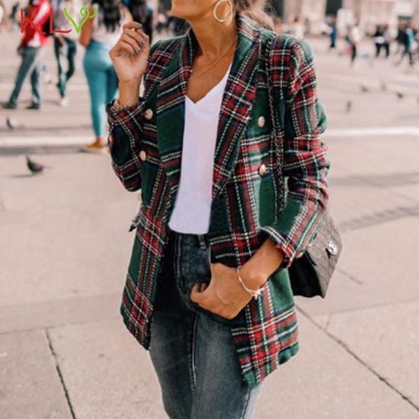 women's jackets women jacket plaid lapel woolen long sleeve suit winter fall windbreaker plus size 2021 overwear casaco feminino girl c, Black;brown
women's jackets women jacket plaid lapel woolen long sleeve suit winter fall windbreaker plus size 2021 overwear casaco feminino girl c, Black;brown