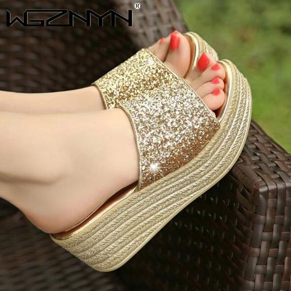 slippers women bling slides high flat heel slip on platform rubber ladies shoes beach sandals flip flops zapatos de mujer, Black
slippers women bling slides high flat heel slip on platform rubber ladies shoes beach sandals flip flops zapatos de mujer, Black