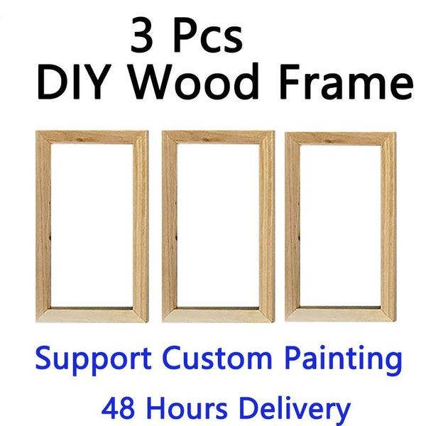 frames 3 pcs wood frame for canvas painting diy custom size poster wooden home wall decor po art prints picture
frames 3 pcs wood frame for canvas painting diy custom size poster wooden home wall decor po art prints picture