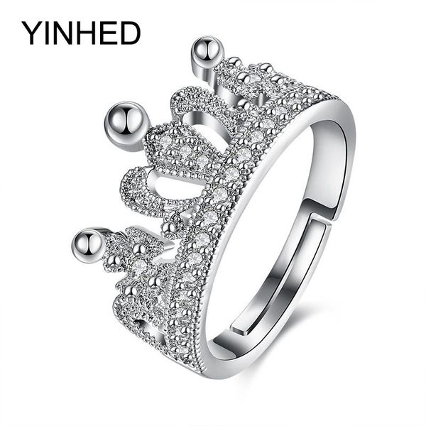 wedding rings yinhed luxury for women vintage crown ring white gold color fashion jewelry cubic zircon cz engagement zr241, Slivery;golden
wedding rings yinhed luxury for women vintage crown ring white gold color fashion jewelry cubic zircon cz engagement zr241, Slivery;golden
