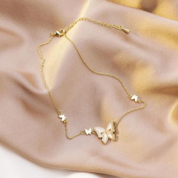 trendy fine butterfly necklace for women designer creativity luxury jewelry neck chains zircon banquet sell pendant necklac nec, Silver
trendy fine butterfly necklace for women designer creativity luxury jewelry neck chains zircon banquet sell pendant necklac nec, Silver