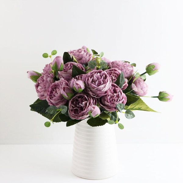 decorative flowers & wreaths 1 bundle silk peony bouquet home decoration accessories wedding party scrapbook fake plants diy artificial rose
decorative flowers & wreaths 1 bundle silk peony bouquet home decoration accessories wedding party scrapbook fake plants diy artificial rose