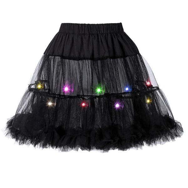 skirts see-through 2 layers tulle skirt dance party colorful led light tutu women black white red mini lp0001
skirts see-through 2 layers tulle skirt dance party colorful led light tutu women black white red mini lp0001