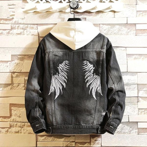 men's jackets autumn 2022 fashion denim mens turn-down collar single breasted large size casual coat high street korean style, Black;brown
men's jackets autumn 2022 fashion denim mens turn-down collar single breasted large size casual coat high street korean style, Black;brown