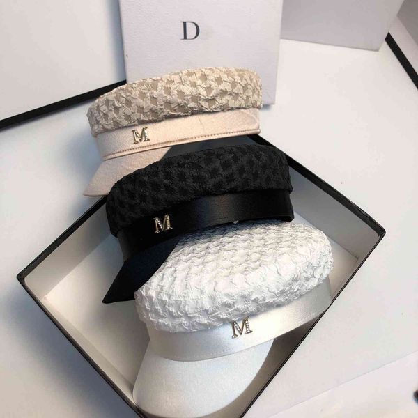 autumn thin pleated breathable navy hat for outdoor travel, Black;white
autumn thin pleated breathable navy hat for outdoor travel, Black;white