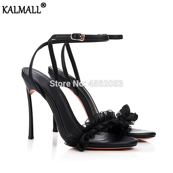 black white lace ruffled party wedding shoes female open toe summer sandles buckle strap high heels sandals women
black white lace ruffled party wedding shoes female open toe summer sandles buckle strap high heels sandals women