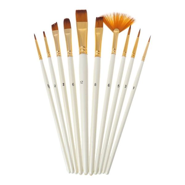 gift sets 10pcs nylon hair wooden handle watercolor paint brush pen set diy oil acrylic painting art brushes
gift sets 10pcs nylon hair wooden handle watercolor paint brush pen set diy oil acrylic painting art brushes