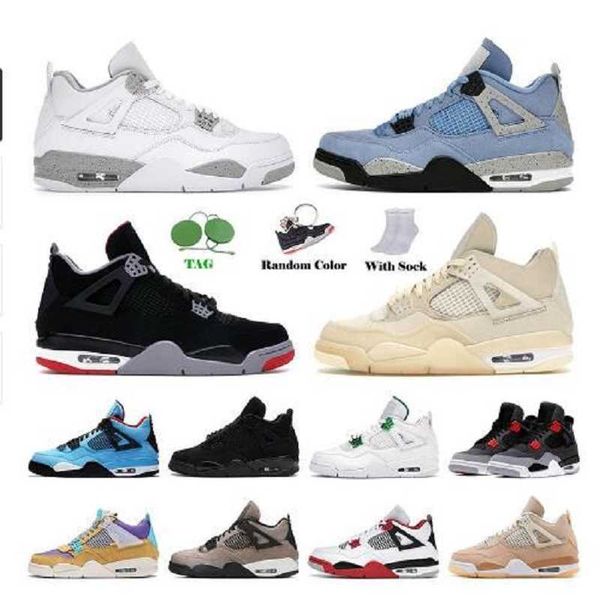 2022 basketball shoes university blue 4 4s white oreo sail jumpman bred black cat shimmer off mens womens trainers sneakers size 
2022 basketball shoes university blue 4 4s white oreo sail jumpman bred black cat shimmer off mens womens trainers sneakers size