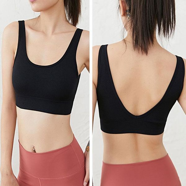 gym clothing women v-back sports bra round neck yoga bras fitness workout breathable sportswear teenagers ladies elegant crop top, White;black
gym clothing women v-back sports bra round neck yoga bras fitness workout breathable sportswear teenagers ladies elegant crop top, White;black