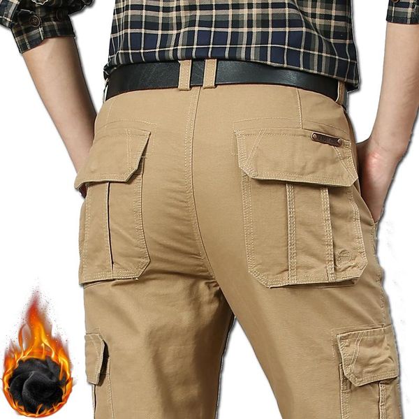 men's pants winter warm cargo men overalls casual cotton straight trousers autumn multi pockets combat baggy military fleece, Black
men's pants winter warm cargo men overalls casual cotton straight trousers autumn multi pockets combat baggy military fleece, Black