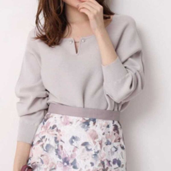 chic pearl button loose causal candy color pull femme o neck pullover long sleeve knit sweater women spring 210525, White;black
chic pearl button loose causal candy color pull femme o neck pullover long sleeve knit sweater women spring 210525, White;black